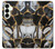 S3419 金の大理石のグラフィックプリント Gold Marble Graphic Print Samsung Galaxy S25 Plus バックケース、フリップケース・カバー