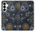 S3702 月と太陽 Moon and Sun Samsung Galaxy S25 Plus バックケース、フリップケース・カバー