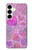 S3710 ピンクのラブハート Pink Love Heart Samsung Galaxy S25 Plus バックケース、フリップケース・カバー