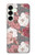 S3716 バラの花柄 Rose Floral Pattern Samsung Galaxy S25 Plus バックケース、フリップケース・カバー