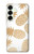 S3718 シームレスパイナップル Seamless Pineapple Samsung Galaxy S25 Plus バックケース、フリップケース・カバー