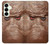S3940 レザーマッドフェイスグラフィックペイント Leather Mad Face Graphic Paint Samsung Galaxy S25 Plus バックケース、フリップケース・カバー