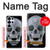 S1286 ダイヤモンドスカル Diamond Skull Samsung Galaxy S25 Ultra バックケース、フリップケース・カバー
