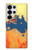 S2494 オーストラリア国旗地図ロックテクスチャ Australia Flag Map Rock Texture Samsung Galaxy S25 Ultra バックケース、フリップケース・カバー