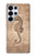 S3214 タツノオトシゴスケルトン化石 Seahorse Skeleton Fossil Samsung Galaxy S25 Ultra バックケース、フリップケース・カバー