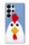 S3254 鶏の漫画 Chicken Cartoon Samsung Galaxy S25 Ultra バックケース、フリップケース・カバー