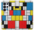 S3814 ピエトモンドリアン線画作曲 Piet Mondrian Line Art Composition Samsung Galaxy S25 Ultra バックケース、フリップケース・カバー