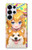 S3918 赤ちゃんコーギー犬コーギー女の子キャンディー Baby Corgi Dog Corgi Girl Candy Samsung Galaxy S25 Ultra バックケース、フリップケース・カバー
