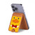 S2760 イエロー アヒル タキシード 漫画 Yellow Duck Tuxedo Cartoon iPhone 16 15 14 13 Pro Max 用 MagSafe対応磁気カードホルダーウォレットスタンド
