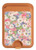S3688 花の花のアートパターン Floral Flower Art Pattern iPhone 16 15 14 13 Pro Max 用 MagSafe対応磁気カードホルダーウォレットスタンド
