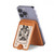 S3818 ヴィンテージトランプ Vintage Playing Card iPhone 16 15 14 13 Pro Max 用 MagSafe対応磁気カードホルダーウォレットスタンド