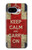 S0674 冷静に、戦い続けよ Keep Calm and Carry On Google Pixel 9a バックケース、フリップケース・カバー