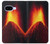 S0745 火山の溶岩 Volcano Lava Google Pixel 9a バックケース、フリップケース・カバー