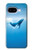 S0843 シロナガスクジラ Blue Whale Google Pixel 9a バックケース、フリップケース・カバー