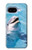 S1291 イルカ Dolphin Google Pixel 9a バックケース、フリップケース・カバー