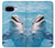 S1291 イルカ Dolphin Google Pixel 9a バックケース、フリップケース・カバー