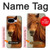 S1595 美しいブラウン馬 Beautiful Brown Horse Google Pixel 9a バックケース、フリップケース・カバー