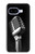 S1672 レトロ マイク ジャズ音楽 Retro Microphone Jazz Music Google Pixel 9a バックケース、フリップケース・カバー