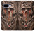 S1675 頭蓋骨の血のタトゥー Skull Blood Tattoo Google Pixel 9a バックケース、フリップケース・カバー