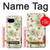 S2179 ヴィンテージ花のパターン Flower Floral Vintage Art Pattern Google Pixel 9a バックケース、フリップケース・カバー