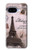 S2211 パリエッフェル塔ポストカード Paris Postcard Eiffel Tower Google Pixel 9a バックケース、フリップケース・カバー