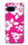 S2246 ハワイのハイビスカスピンク柄 Hawaiian Hibiscus Pink Pattern Google Pixel 9a バックケース、フリップケース・カバー
