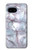 S2316 ダークブルーマーブルグラフィック Dark Blue Marble Texture Graphic Print Google Pixel 9a バックケース、フリップケース・カバー