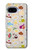 S2321 飲食パターン Food and Drink Seamless Google Pixel 9a バックケース、フリップケース・カバー