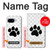S2355 動物ポウあしあと Paw Foot Print Google Pixel 9a バックケース、フリップケース・カバー