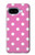 S2358 ピンクの水玉 Pink Polka Dots Google Pixel 9a バックケース、フリップケース・カバー