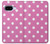 S2358 ピンクの水玉 Pink Polka Dots Google Pixel 9a バックケース、フリップケース・カバー
