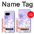 S2361 紫の花 Purple White Flowers Google Pixel 9a バックケース、フリップケース・カバー