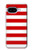 S2364 赤と白のストライプ Red and White Striped Google Pixel 9a バックケース、フリップケース・カバー