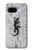 S2446 木材のヤモリ グラフィックプリント Gecko Wood Graphic Printed Google Pixel 9a バックケース、フリップケース・カバー