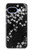 S2544 黒花柄の着物 Japanese Kimono Style Black Flower Pattern Google Pixel 9a バックケース、フリップケース・カバー