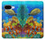 S2568 海と魚とサンゴ Sea Seabed Fish Corals Underwater Ocean Google Pixel 9a バックケース、フリップケース・カバー