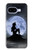 S2668 マーメイドシルエット月の夜 Mermaid Silhouette Moon Night Google Pixel 9a バックケース、フリップケース・カバー