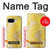 S2713 黄蛇の皮膚 グラフィックプリント Yellow Snake Skin Graphic Printed Google Pixel 9a バックケース、フリップケース・カバー