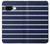 S2767 ネイビーホワイトストライプ Navy White Striped Google Pixel 9a バックケース、フリップケース・カバー