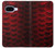 S2879 レッドアロワナのスケール Red Arowana Fish Scale Google Pixel 9a バックケース、フリップケース・カバー