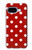 S2951 赤の水玉 Red Polka Dots Google Pixel 9a バックケース、フリップケース・カバー