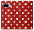 S2951 赤の水玉 Red Polka Dots Google Pixel 9a バックケース、フリップケース・カバー