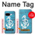 S3053 マリンアンカー Marine Anchor Blue Google Pixel 9a バックケース、フリップケース・カバー