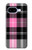 S3091 ピンクの模様のパターン Pink Plaid Pattern Google Pixel 9a バックケース、フリップケース・カバー