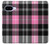 S3091 ピンクの模様のパターン Pink Plaid Pattern Google Pixel 9a バックケース、フリップケース・カバー