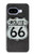 S3207 ルート66サイン Route 66 Sign Google Pixel 9a バックケース、フリップケース・カバー