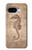 S3214 タツノオトシゴスケルトン化石 Seahorse Skeleton Fossil Google Pixel 9a バックケース、フリップケース・カバー