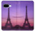 S3447 エッフェルパリの夕日 Eiffel Paris Sunset Google Pixel 9a バックケース、フリップケース・カバー