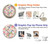 S3688 花の花のアートパターン Floral Flower Art Pattern Google Pixel 9a バックケース、フリップケース・カバー