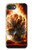 S0863 地獄火スカル Hell Fire Skull iPhone 16e, 17e バックケース、フリップケース・カバー